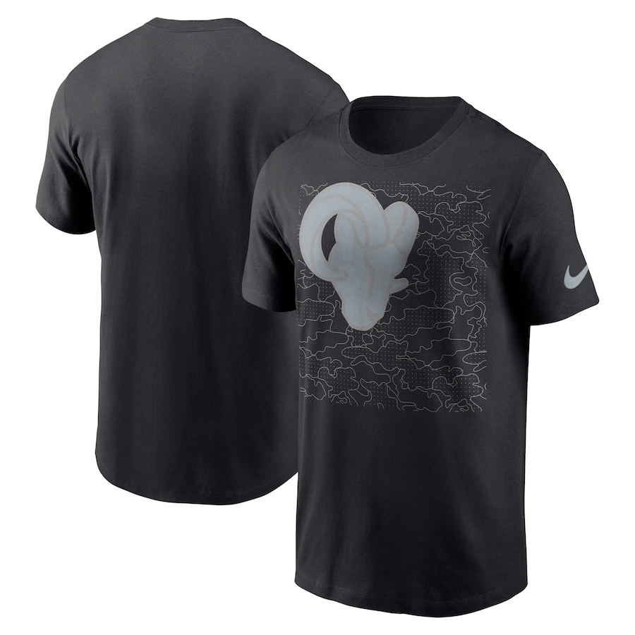 Men's Los Angeles Rams Black T-Shirt Men's Los Angeles Rams Black T-Shirt